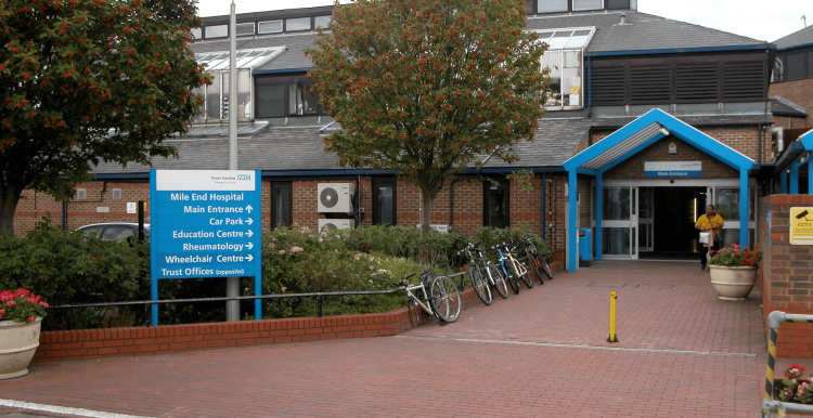 Mile End Hospital Entrance