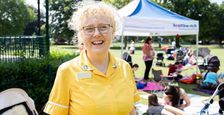 Female NHS Worker